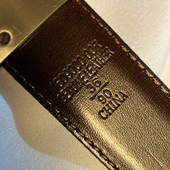 Men’s Reversible Genuine Leather Belt. Waist Size 36 - Picture 7 of 8